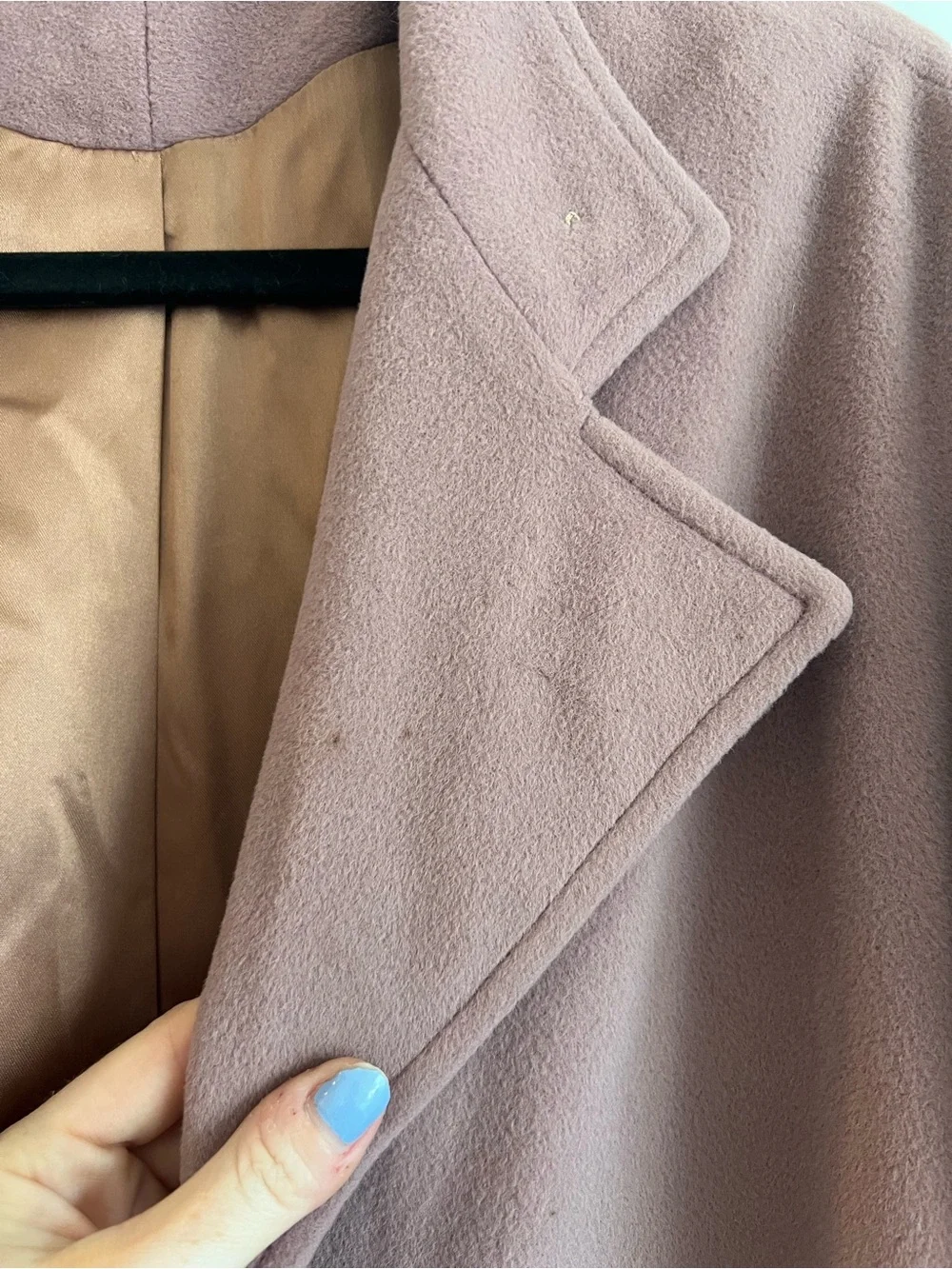 Dusty Rose Trench Coat - Picture 5 of 5